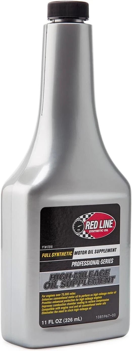 Red Line 17018 Full Synthetic High Mileage Oil Supplement 11oz. - XAutomotive GroupRed Line 17018 Full Synthetic High Mileage Oil Supplement 11oz.Red Linevariant_barcode#Image #4
