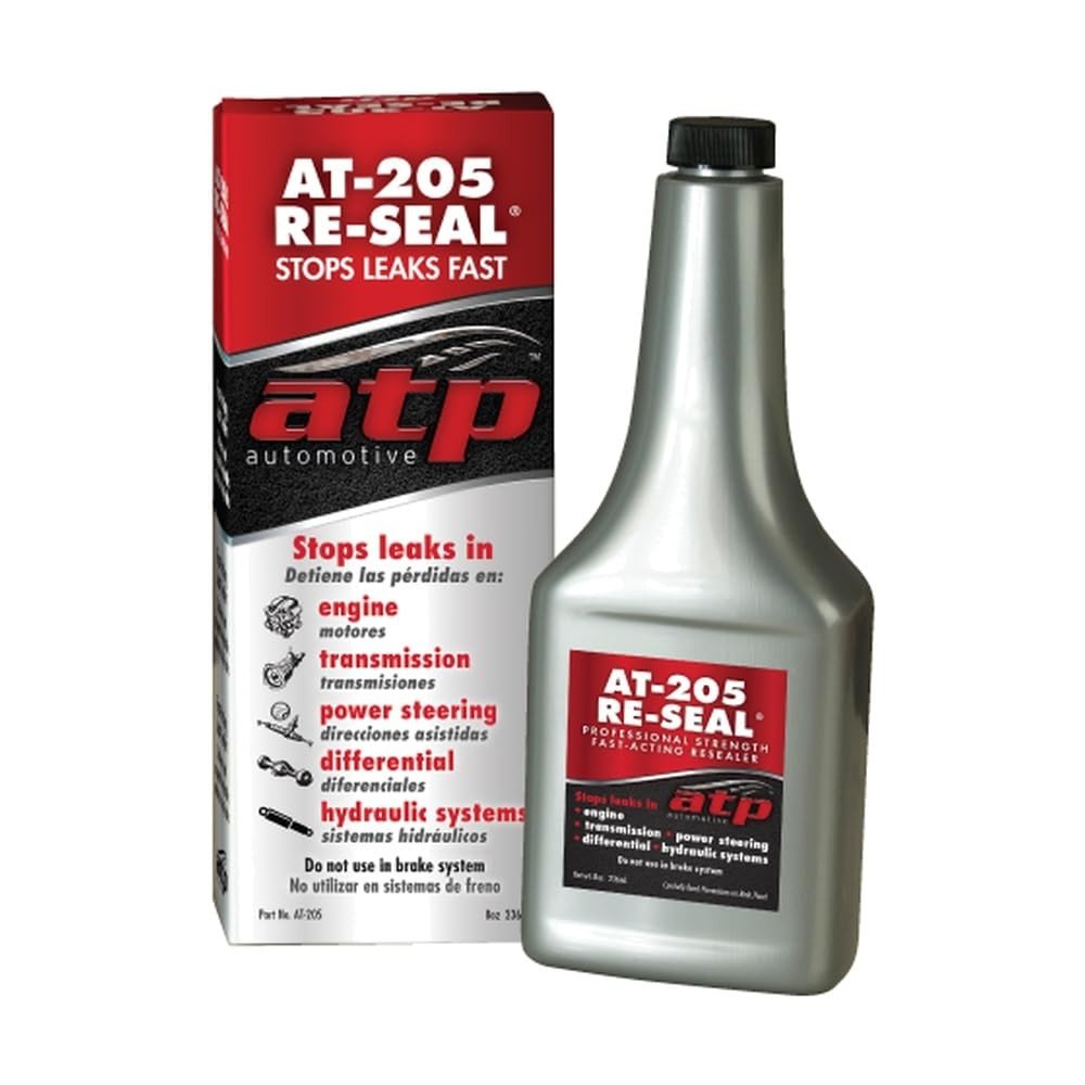 ATP Automotive AT-205 Re-Seal Stops Leaks Fast Engine Transmission 8oz AT205 - XAutomotive GroupATP Automotive AT-205 Re-Seal Stops Leaks Fast Engine Transmission 8oz AT205ATPvariant_barcode#Image #2