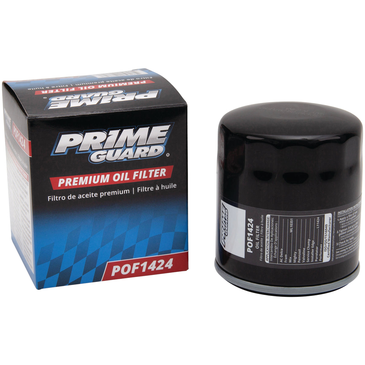 Prime Guard Oil Filter POF1424 (55495105) for Chevy Silverado 2019-2024- 6PCS