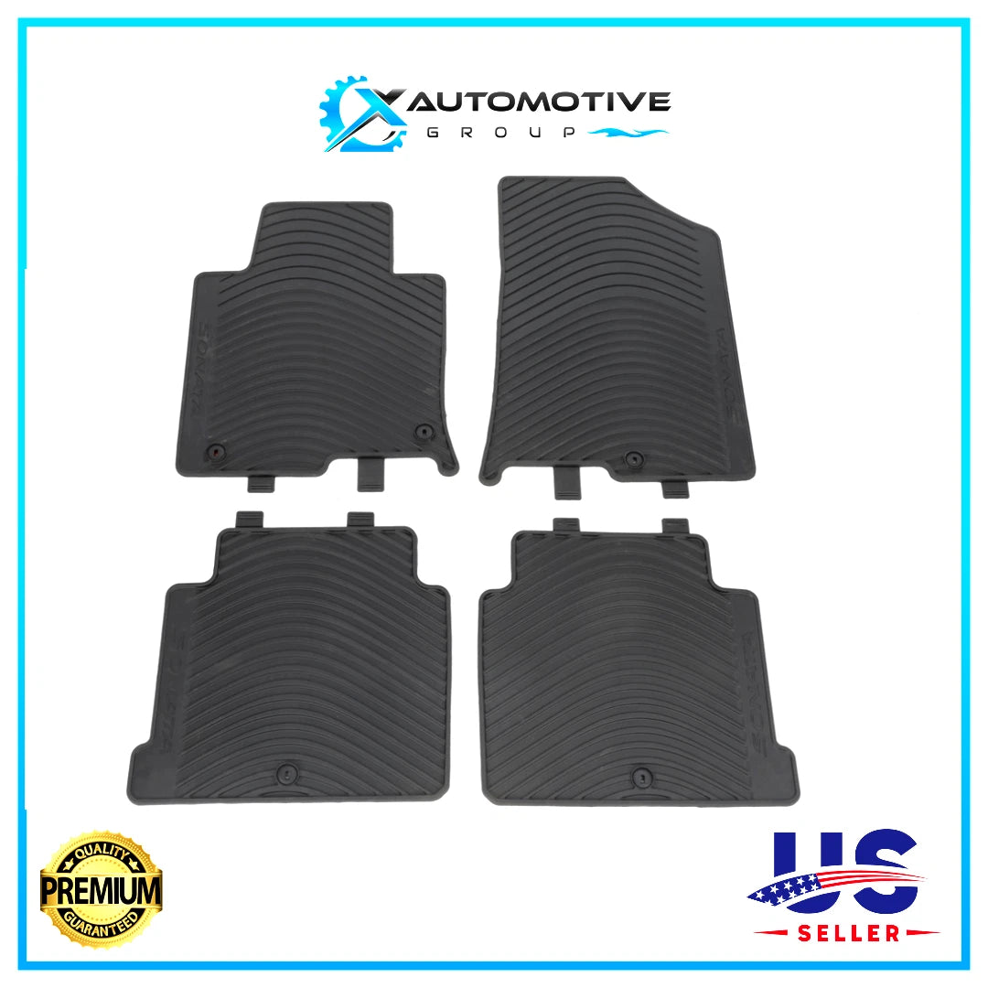 For Hyundai Sonata 2015-2019 Black All Weather Floor Mat Set C1F13-AC000
