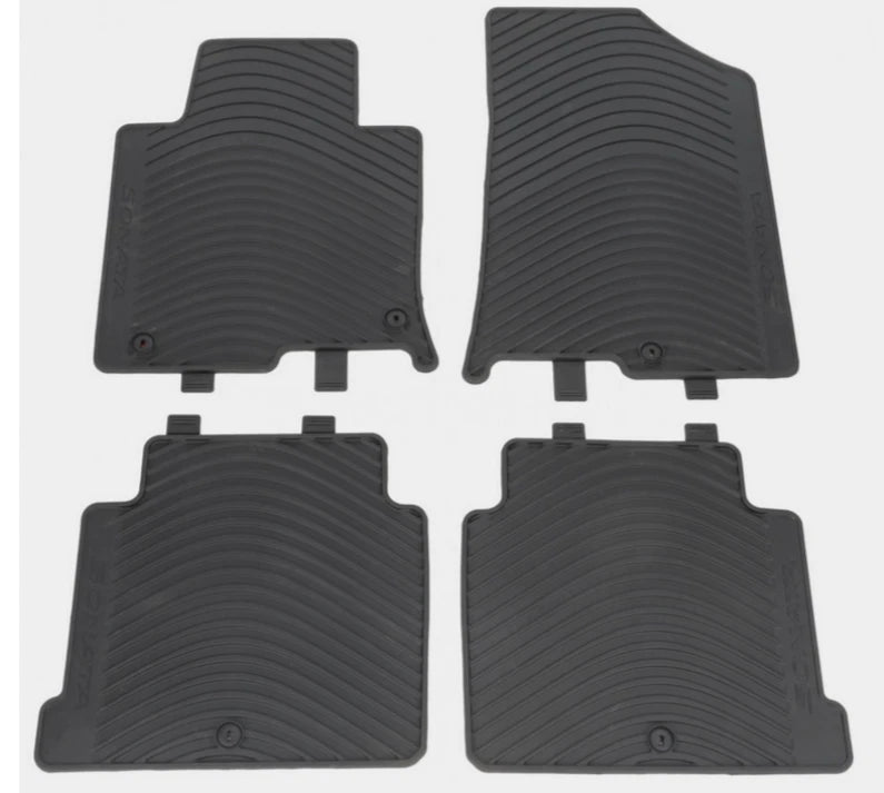 For Hyundai Sonata 2015-2019 Black All Weather Floor Mat Set C1F13-AC000