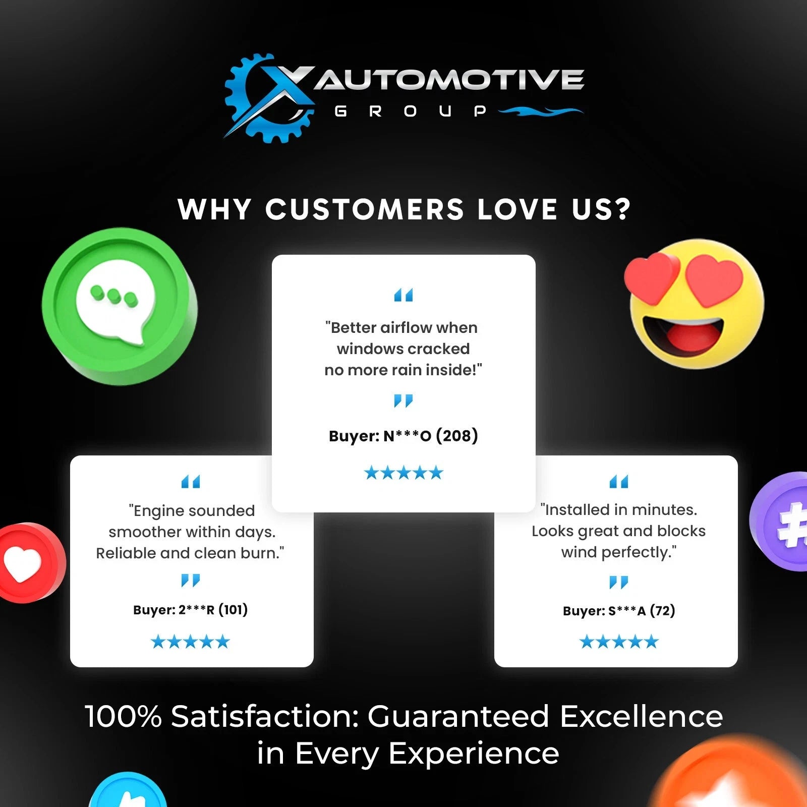 For Hyundai Sonata 2015-2019 Black All Weather Floor Mat Set C1F13-AC000