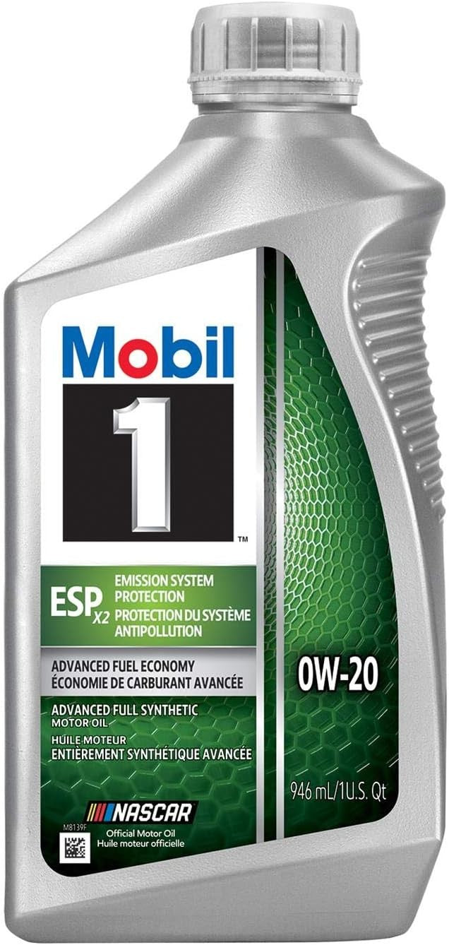 Mobil 1 ESP X2 Full Synthetic Motor Oil 0W-20, 1 Quart, Case of 6 DIESEL
