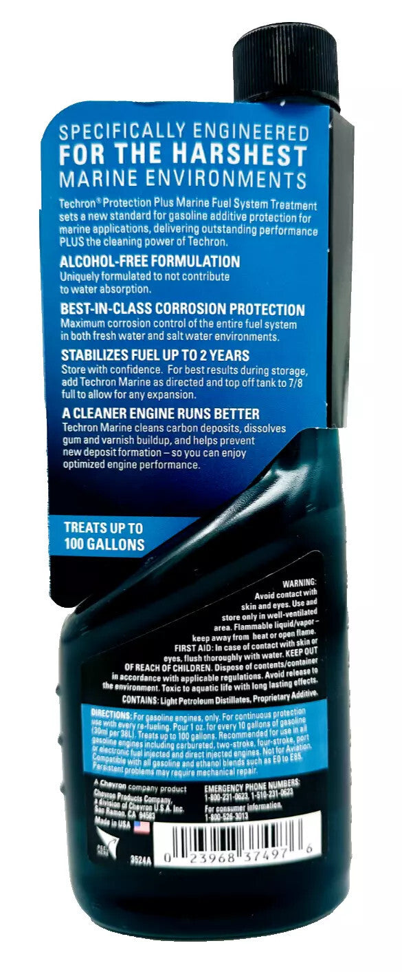 Chevron Techron Protection Plus Marine Fuel System Treatment ⭐⭐⭐⭐⭐